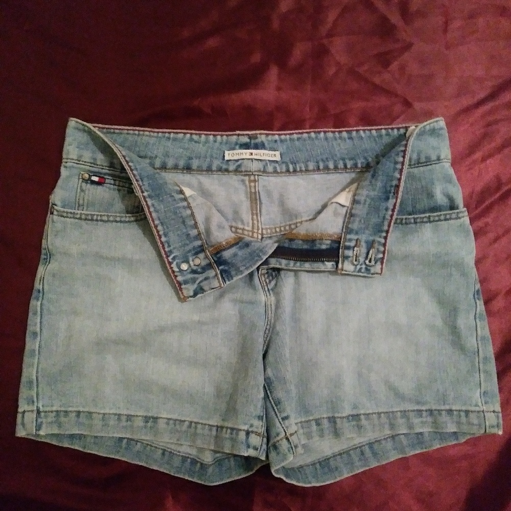 Denim shorts